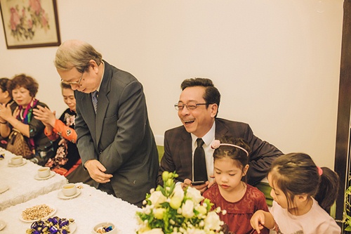 Dàn diễn viên amp;#34;Người phán xửamp;#34; vui vẻ dự tiệc cưới con trai amp;#34;ông trùmamp;#34; Hoàng Dũng - 4