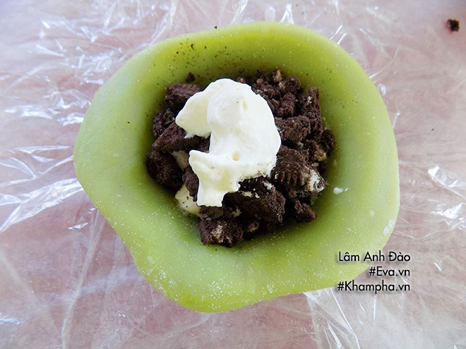 Bánh mochi lá dứa kem tươi sầu riêng mát lạnh tuyệt ngon - 6