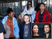 Làng sao - Bọn trẻ cầu xin Angelina Jolie mời bố Brad Pitt tới dự tiệc sinh nhật của cô