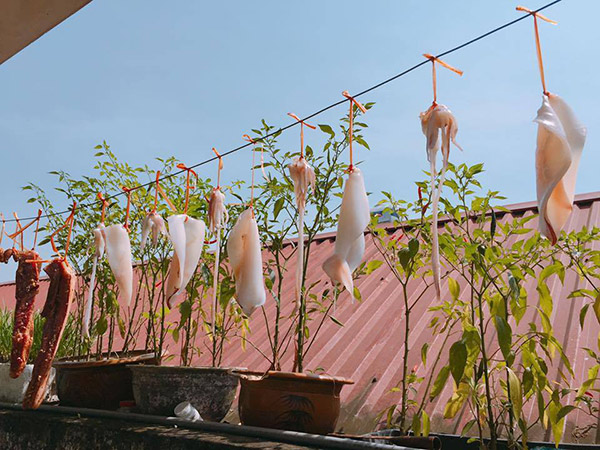 Khỏi vắt óc nghĩ món ăn giữa chảo lửa 41 độ, chị em Hà Nội thi nhau mang thịt ba chỉ ra phơi - 10