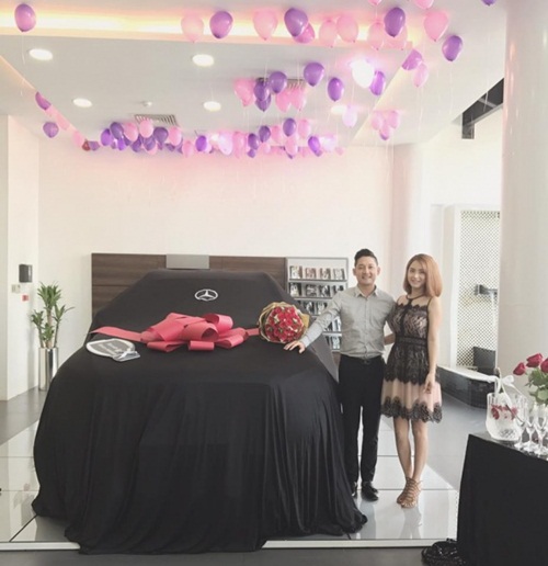 Sinh con được vài tháng, Hải Băng được Thành Đạt tặng xế hộp tiền tỷ - 3