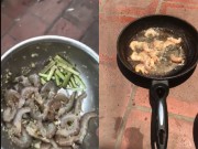 Bếp Eva - Nắng nóng kỷ lục, đang rán tôm thì hết ga, thanh niên chạy ra sân và cái kết gây tranh cãi
