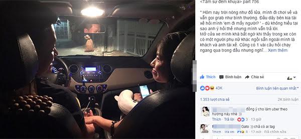 Vì sao cặp vợ chồng chạy grab khiến hàng ngàn cư dân mạng thổn thức? - 1