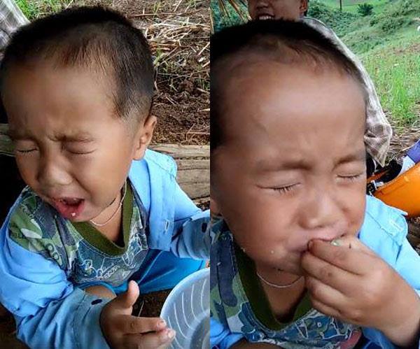 Biểu cảm đáng yêu của bé 2 tuổi ngồi ăn chanh nhận amp;#34;bão likeamp;#34; khiến bao người phải nuốt nước miếng - 2