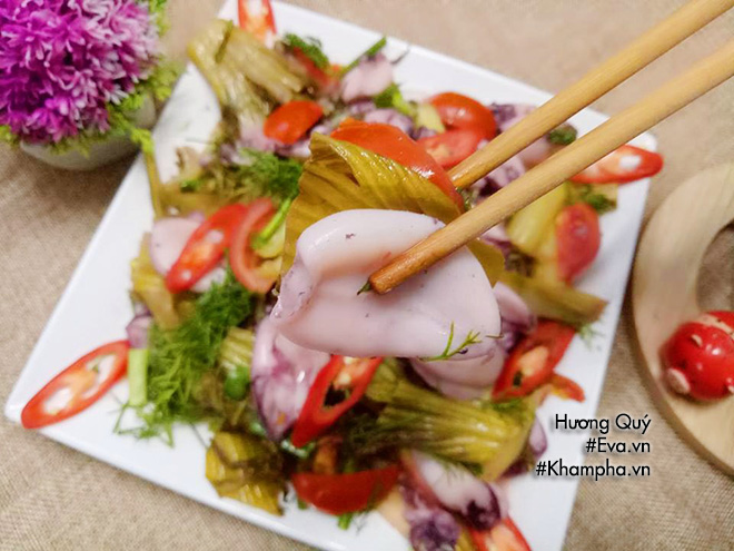 Mực xào dưa chua lạ miệng, đổi món ăn tươi dịp cuối tuần - 8