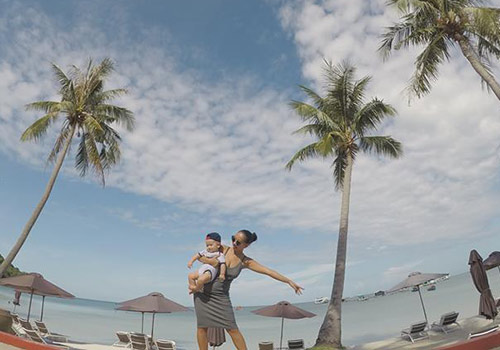 Đáng yêu hết cỡ với vẻ lai Tây trắng trẻo, đáng yêu của con trai Thảo Trang amp;#34;xấu lạamp;#34; - 5