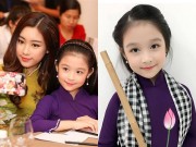 Làm mẹ - Cô bé này cứ mặc áo lụa truyền thống là dân mạng tan chảy, hoa hậu Mỹ Linh cũng bị lu mờ