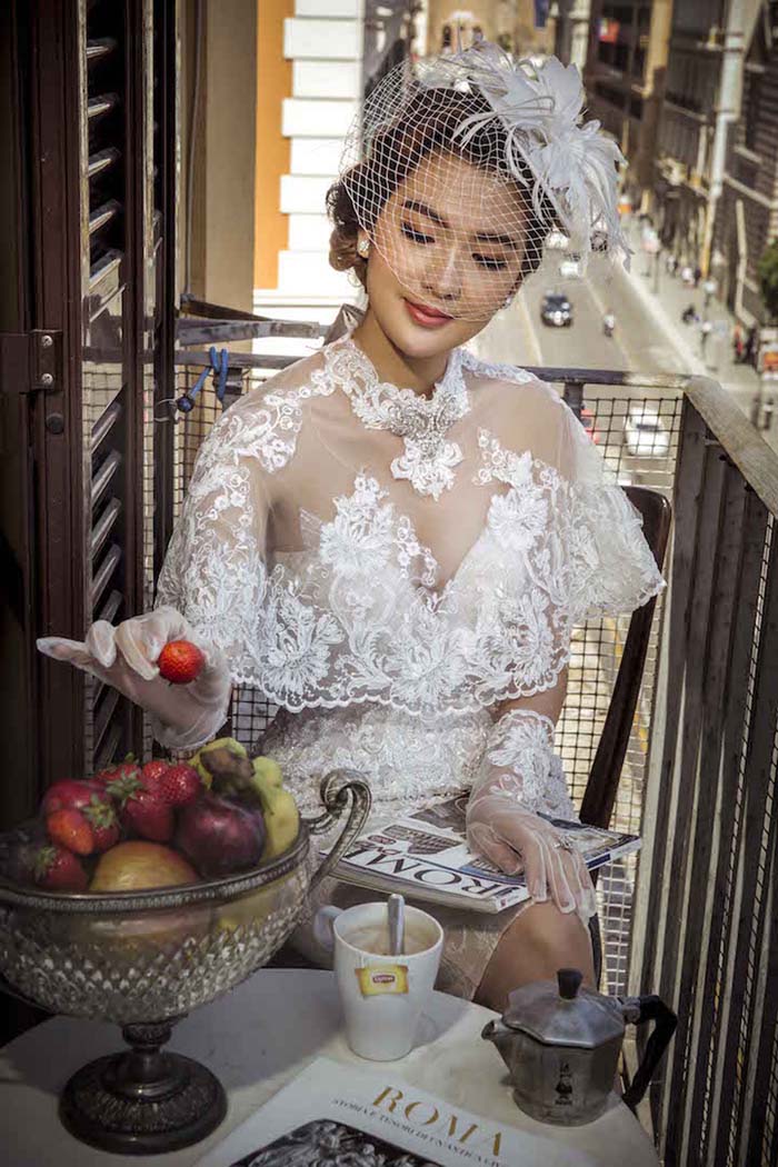 Ăn rất nhiều kem và pizza, Ngọc Loan The Face vẫn khoe vòng eo con kiến ở Ý - 5