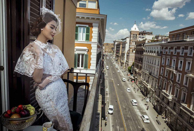 Ăn rất nhiều kem và pizza, Ngọc Loan The Face vẫn khoe vòng eo con kiến ở Ý - 3