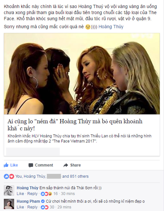 The Face: Cũng từng bị ghét như tát nước đổ đi, Phạm Hương hết lòng an ủi Hoàng Thùy - 1