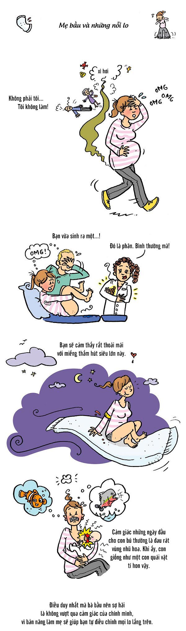 Những chuyện amp;#34;cười ra nước mắtamp;#34; đã mang bầu, sinh nở mẹ nào cũng gặp - 4