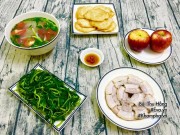 Bếp Eva - Cơm chiều hết veo với thịt ba chỉ luộc, canh chua cá ngần đưa cơm