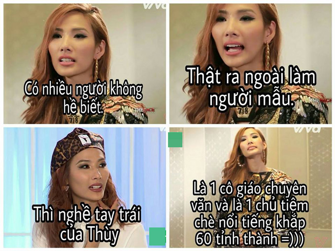 The Face Việt Nam: Sau amp;#34;tai nạnamp;#34; ăn chè quên xỉa răng, Hoàng Thùy lại được amp;#34;phong thánhamp;#34; - 5