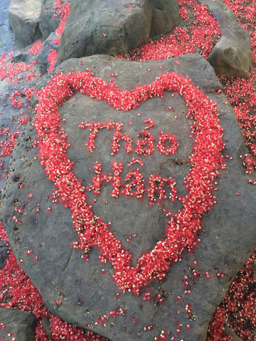 Hoa lộc vừng rụng đỏ sân, dân mạng thi nhau khoe ảnh amp;#34;quét hoa nghệ thuậtamp;#34; - 5