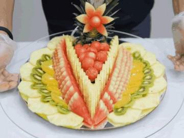 Bày hoa quả đẳng cấp khiến chồng ngất ngây mãn nguyện, tự hào khoe vợ đảm đang