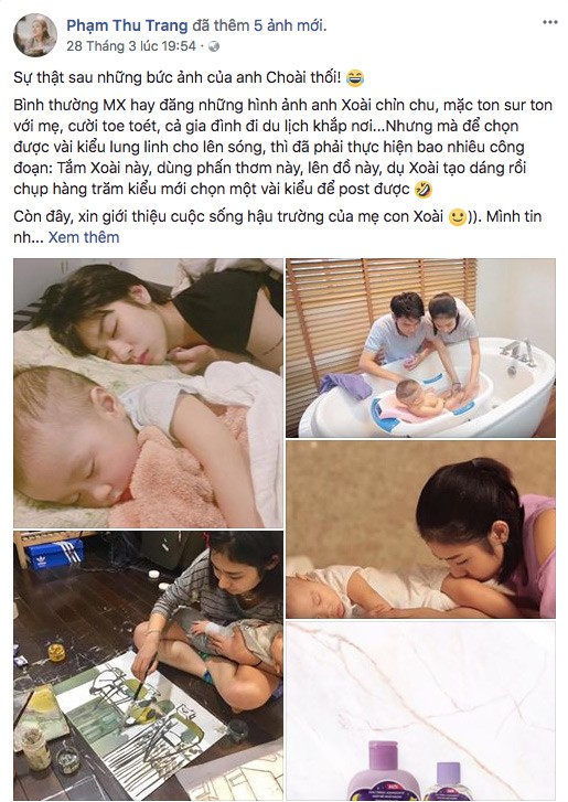 Hé lộ “góc khuất” đằng sau những khung ảnh siêu cute của các bà mẹ hot nhất MXH - 1