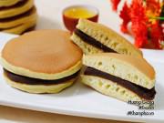 Bếp Eva - Cuối tuần làm bánh rán doremon nhân đậu đỏ cho bé ăn chơi