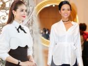 Thời trang - Chọn sơ mi trắng như Phạm Hương, Hà Hồ đảm bảo mặc không bao giờ thấy chán