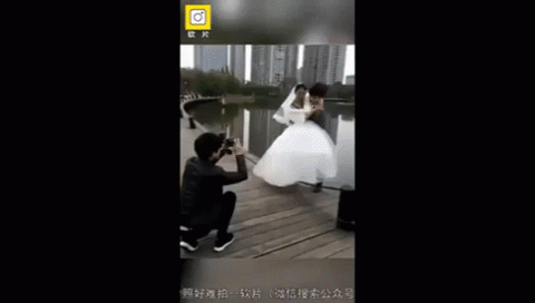 1001 kiểu tai nạn khi chụp ảnh cưới khiến dân mạng cười đau ruột - 3