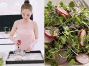 Clip Eva - Chán làm Nữ hoàng nội y, Ngọc Trinh vào bếp hướng dẫn chị em làm Salad