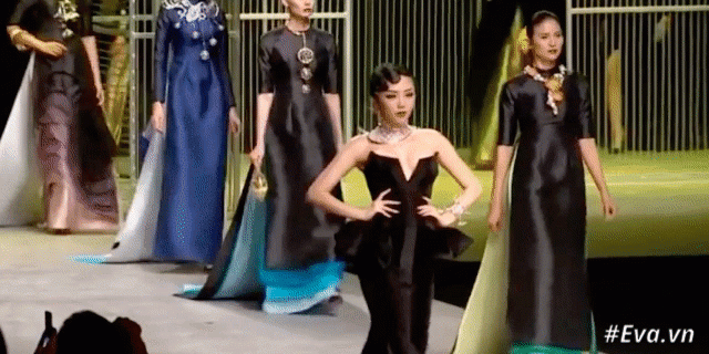 Đọ trình catwalk của Tăng Thanh Hà, Thuỷ Tiên, Minh Hằng trên sàn diễn thời trang - 10