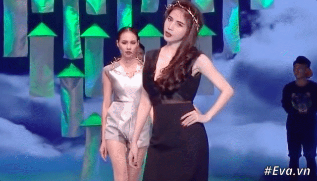 Đọ trình catwalk của Tăng Thanh Hà, Thuỷ Tiên, Minh Hằng trên sàn diễn thời trang - 13