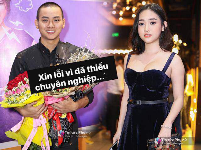 Hoài Lâm xin lỗi vì đến muộn, Thuý Vi khoe ngực căng tròn trong buổi công chiếu phim