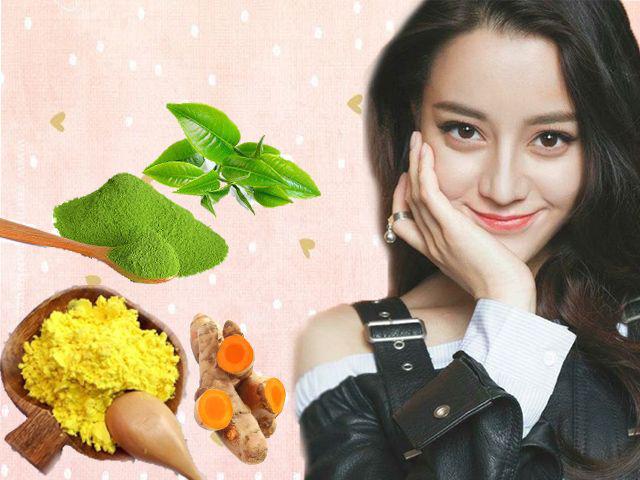 Cách làm tinh bột nghệ trà xanh đắp mặt giúp lão hóa đến chậm hơn 10 năm