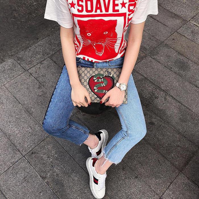 Hoa hậu Kỳ Duyên men không kém Kim Lý khi đụng áo hàng hiệu - 3