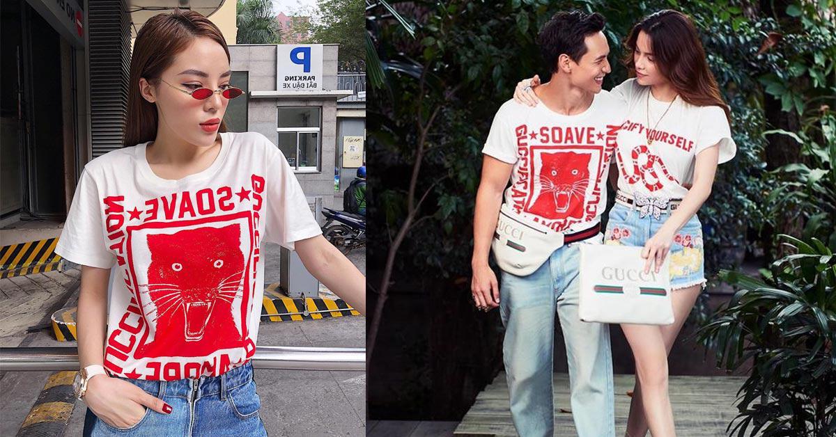 Hoa hậu Kỳ Duyên men không kém Kim Lý khi đụng áo hàng hiệu - 4