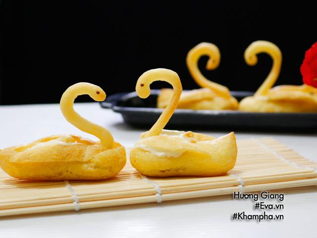 Su kem hình thiên nga vừa ngon miệng lại đã mắt, ai nhìn cũng mê