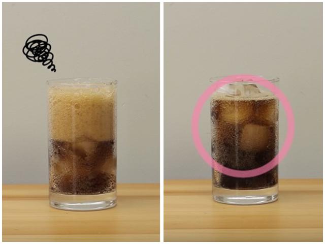 Chồng ngạc nhiên vợ rót nước uống có ga không bị tràn bọt, hóa ra là nhờ lí do này - 1