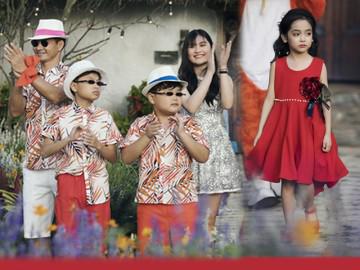 2 con trai nhà Xuân Bắc làm soái ca bên cạnh "hoa hậu nhí" Chu Diệp Anh