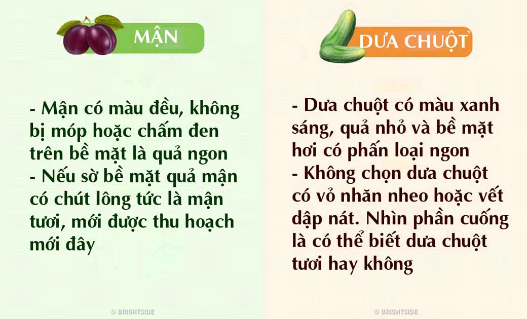 18 mẹo chọn rau, củ, quả tươi ngon, không bị ngậm hóa chất - 6