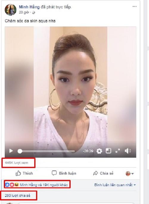Minh Hằng bị fan soi gương mặt amp;#34;lạamp;#34;, cằm lệch hẳn trong lúc livestream! - 1