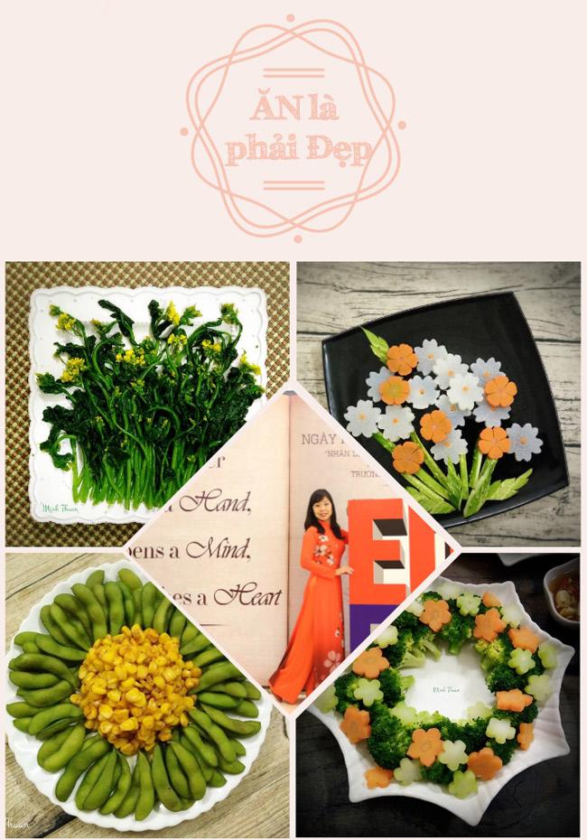 Mẹ đảm khoe các đĩa rau khiến dân mạng thốt lên amp;#34;Chỉ là rau thôi có cần đẹp thế không?amp;#34; - 1