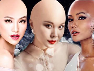 Sẽ như thế nào khi các mỹ nhân Việt đồng loạt... cạo trọc đầu