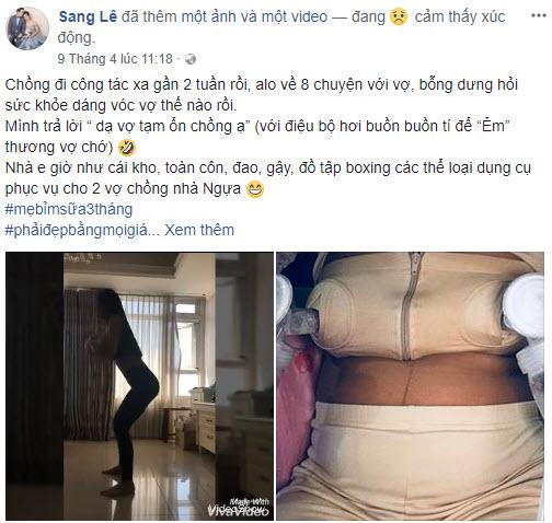 Nàng Hoa hậu gửi clip bế con sau sinh, chồng đại gia xem xong say đắm vì dáng đẹp - 4