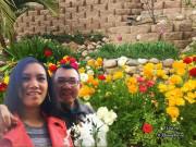 Nhà đẹp - Ngưỡng mộ ông chồng đảm dành 2 tháng tự bốc gạch, xây vườn bậc thang cho vợ trồng hoa