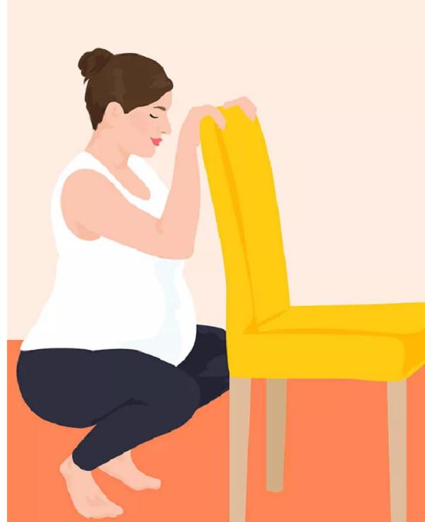 Đang sợ đẻ, mẹ bầu hãy học ngay 10 tư thế giúp tử cung mở nhanh, dễ sinh con này! - 4