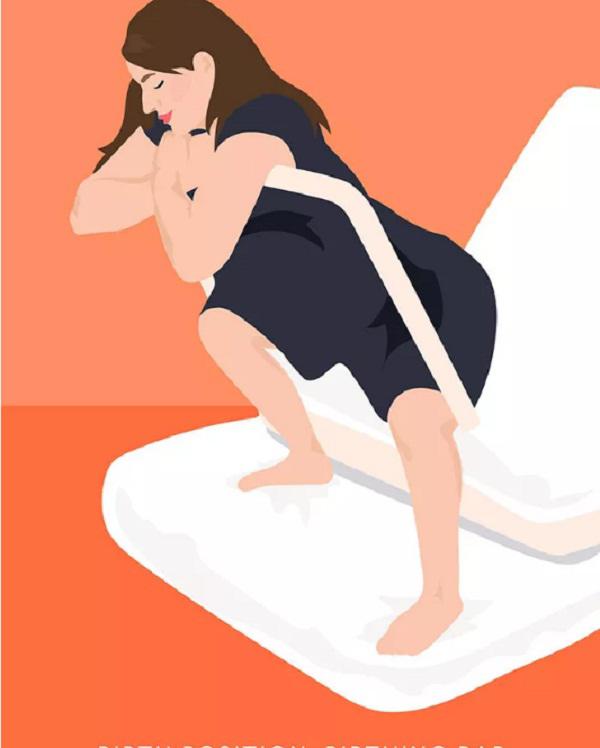 Đang sợ đẻ, mẹ bầu hãy học ngay 10 tư thế giúp tử cung mở nhanh, dễ sinh con này! - 9