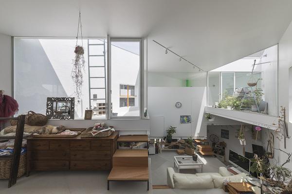 can nha nhin ngoai chi 2 tang, ben trong co den... 13 tang, ai nhin cung thot len: qua dep! - 5