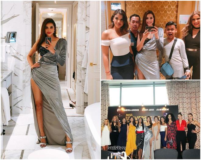 Hoa hậu Phạm Hương bị che mờ vòng 1 trên truyền hình Indonesia và đây là lý do! - 1