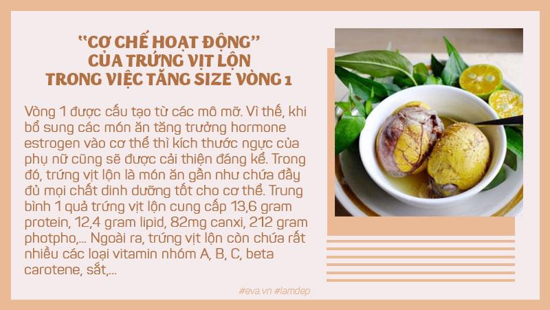 Do đó, bạn có thể tận dụng món ăn này để giúp vòng 1 tăng trưởng tự nhiên.
