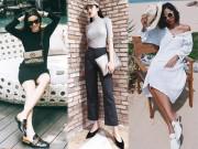 Thời trang - Chán giày cao gót, sao Việt chi hàng chục triệu cho kiểu dép... "loẹt quẹt"