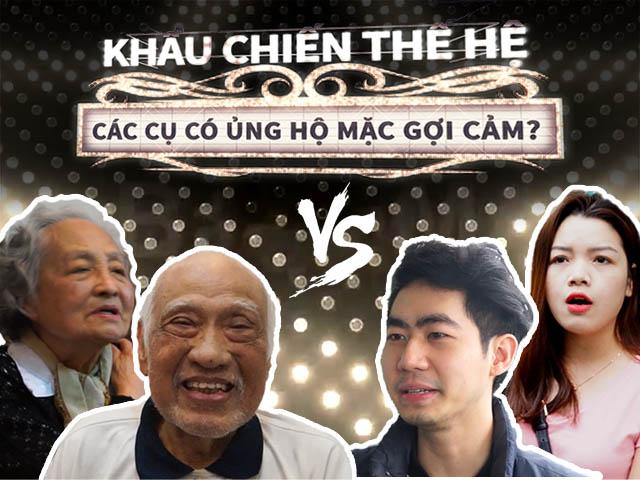 Nhìn giới trẻ ăn mặc hở hang, các cụ có phản ứng không ngờ