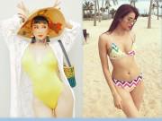 Thời trang - Chẳng hề tốn kém vẫn có ngay áo tắm thiêu đốt ánh nhìn giống Phạm Hương, Angela Phương Trinh