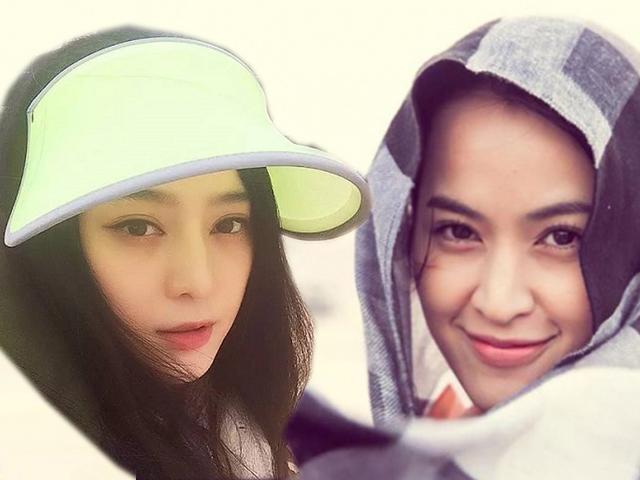 Giữ gìn làn da trắng sứ, loạt sao dùng đủ mọi cách để che chắn nắng!