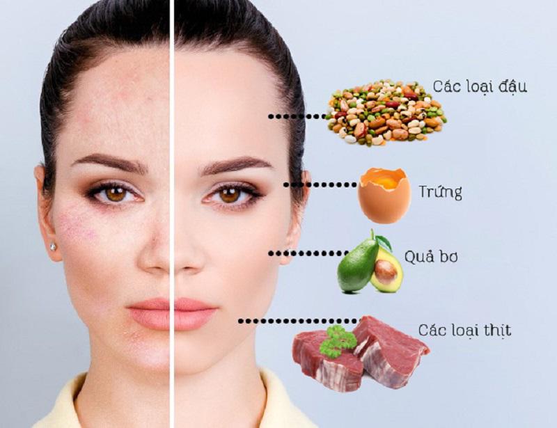 Với làn da khô nẻ, bạn tăng cường vitamin E cho cơ thể.

