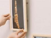 Nhà đẹp - Anh trai đố cách treo ảnh không cần đinh, tưởng không biết, ai ngờ cô em nghĩ ra cách độc